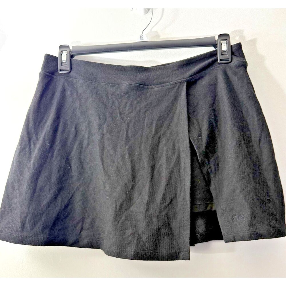 Victoria's Secret Pink Black Mini Skirt Skort Women's XL Punk Emo Whimsygoth